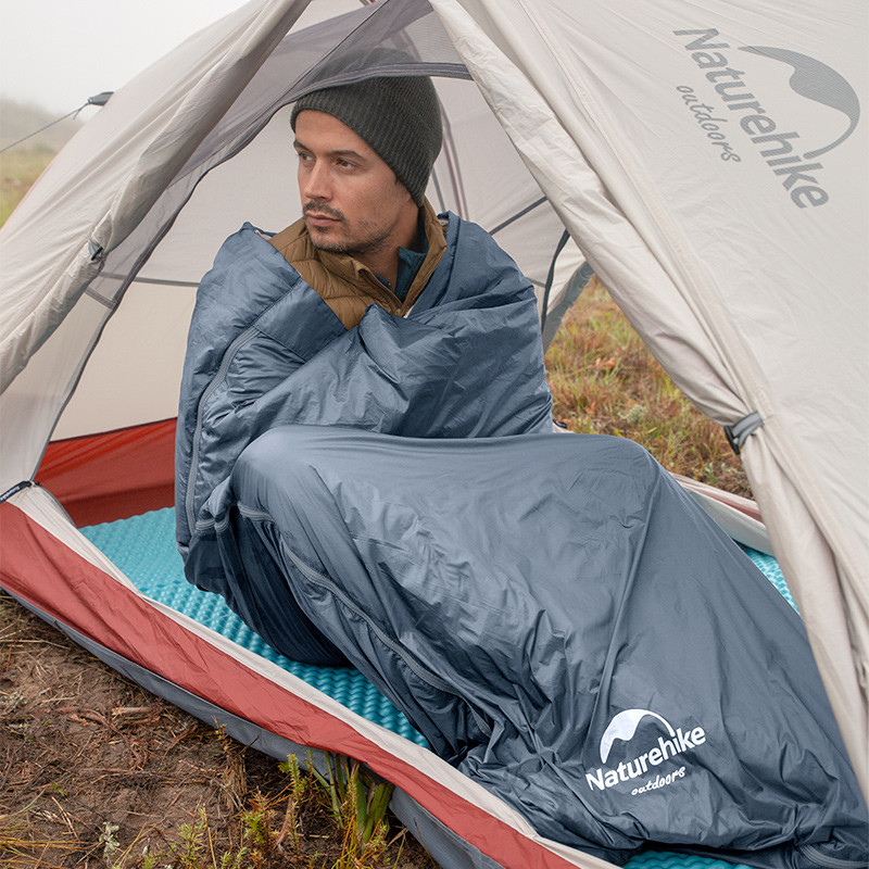 Спальный мешок Naturehike LW180 / NH21MSD09-LW180XLSBL (серо-голубой) — фото 3