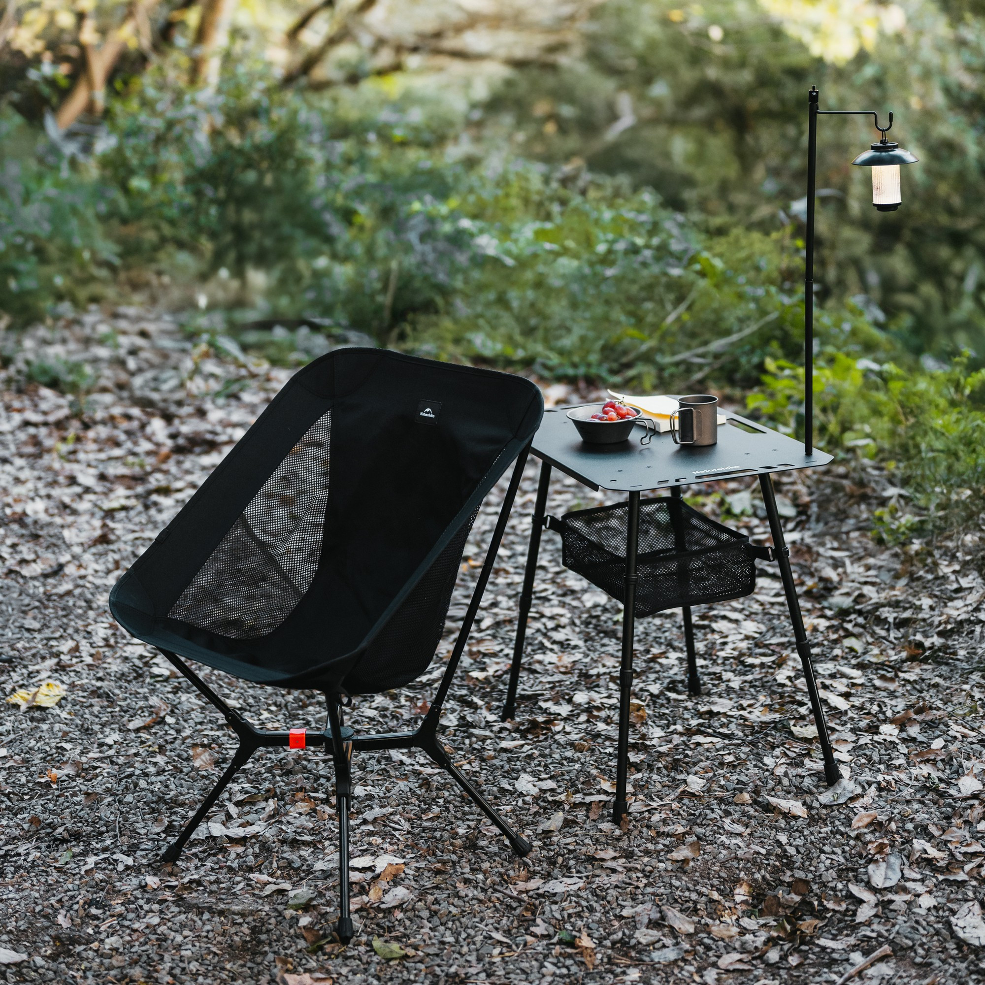 Стул складной Naturehike Yamami YL01 55х54х73.5см / CNK2550JJ013-MBM (черный) — фото 3