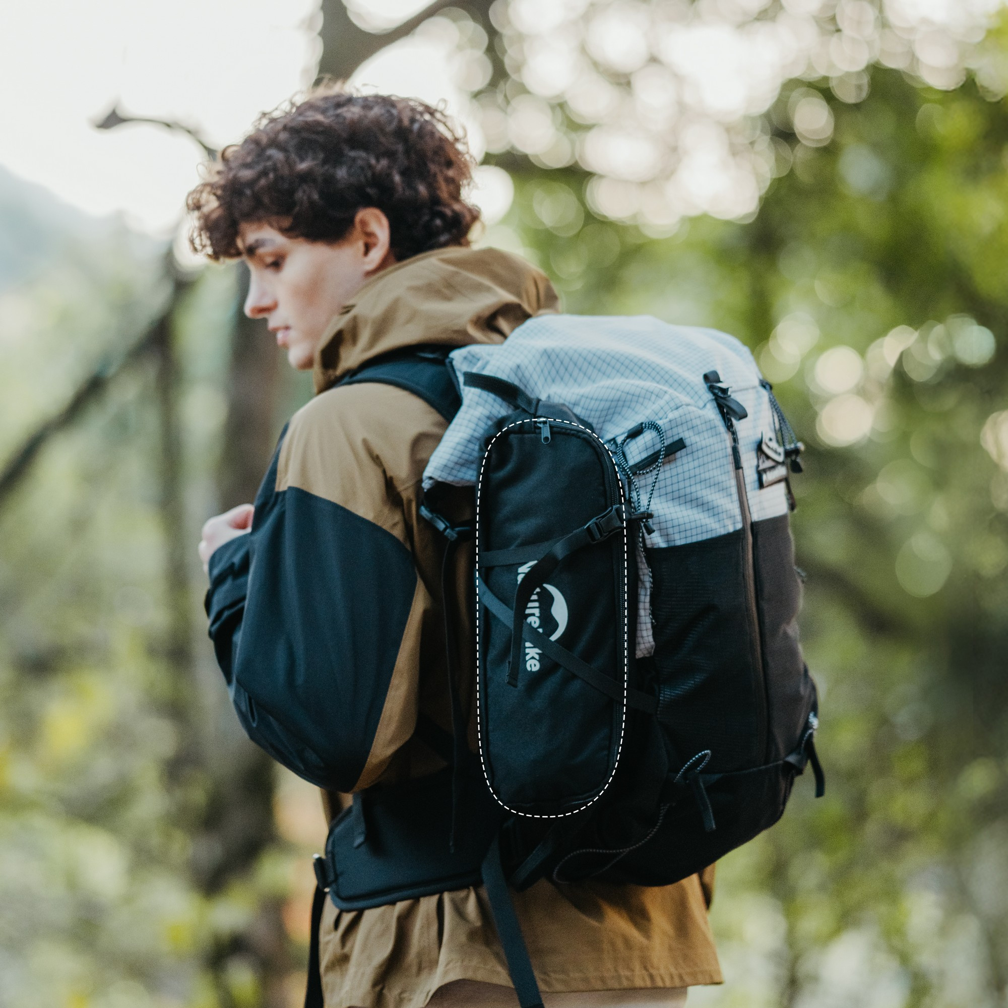 Стул складной Naturehike Yamami YL01 55х54х73.5см / CNK2550JJ013-PGM (серый) — фото 3