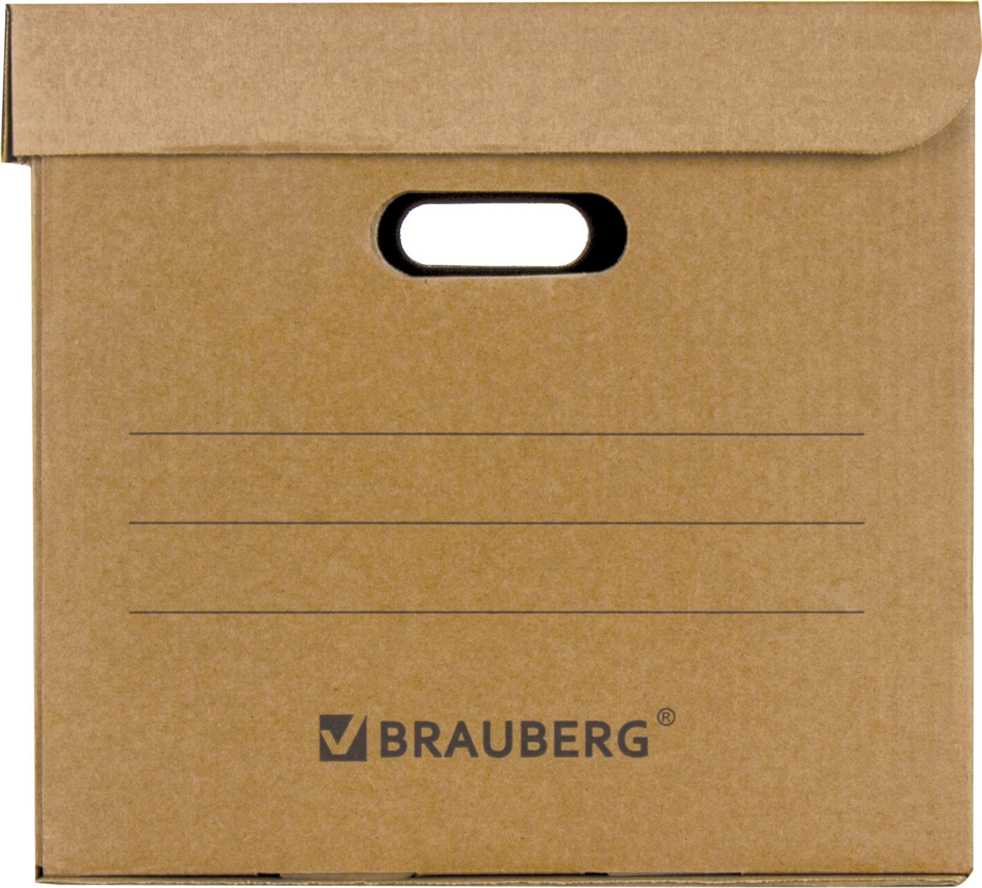 Набор коробок архивных Brauberg Делопроизводство / 126523 (10шт) — фото 3