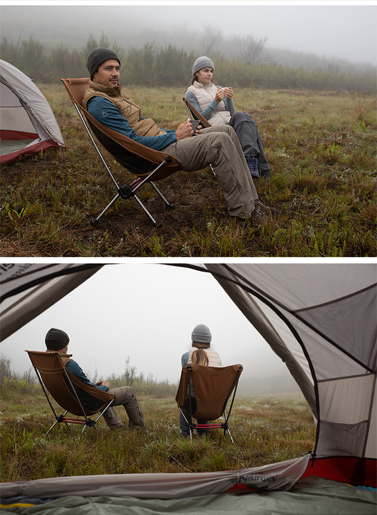 Стул складной Naturehike Stellaluna L01 44х46х103 / CNK2350JJ018-OR (оранжевый) — фото 4