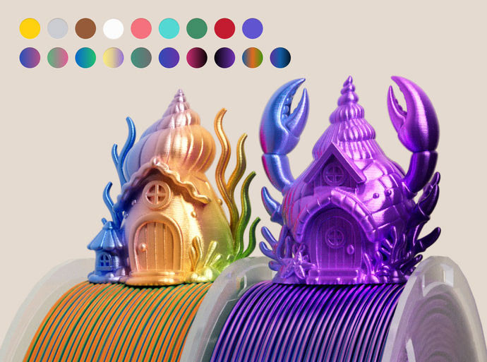 Пластик для 3D-печати Elegoo Silk Pla Plastic Spool Silk / 50.203.0744 (5кг, золотой) — фото 4