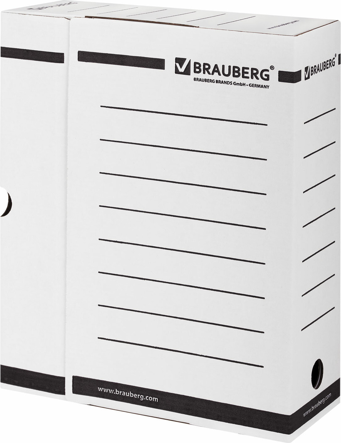Набор коробок архивных Brauberg 124848 (10шт, белый) — фото 2