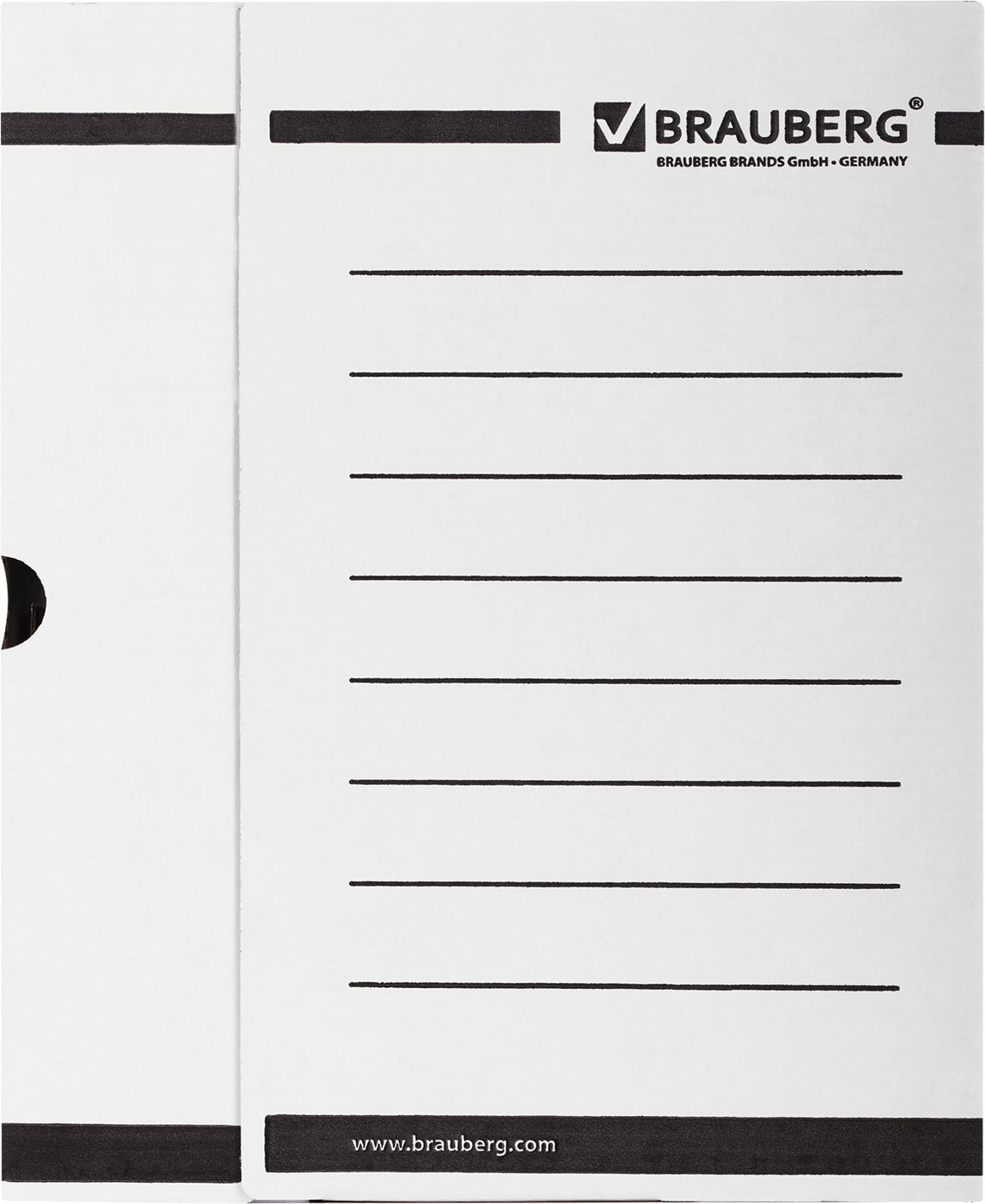 Набор коробок архивных Brauberg 124848 (10шт, белый) — фото 3
