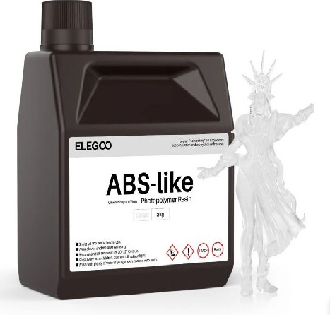 Фотополимерная смола для 3D-принтера Elegoo ABSlike / 50.103.0330 (2кг, чистый)