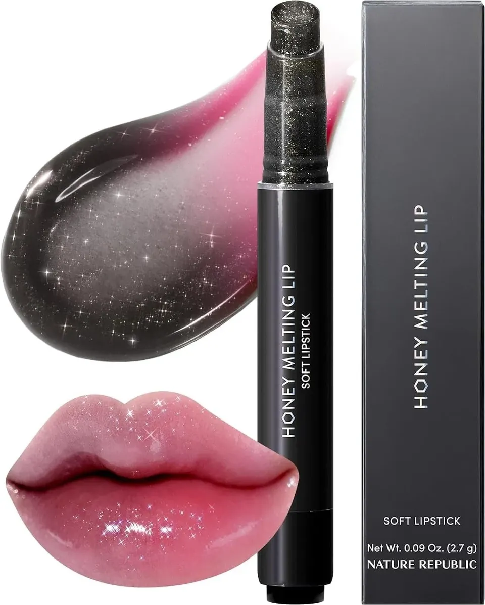 Бальзам для губ Nature Republic Honey Melting Lip тон 16 Midnight Sparkle (2.7г) — фото 4
