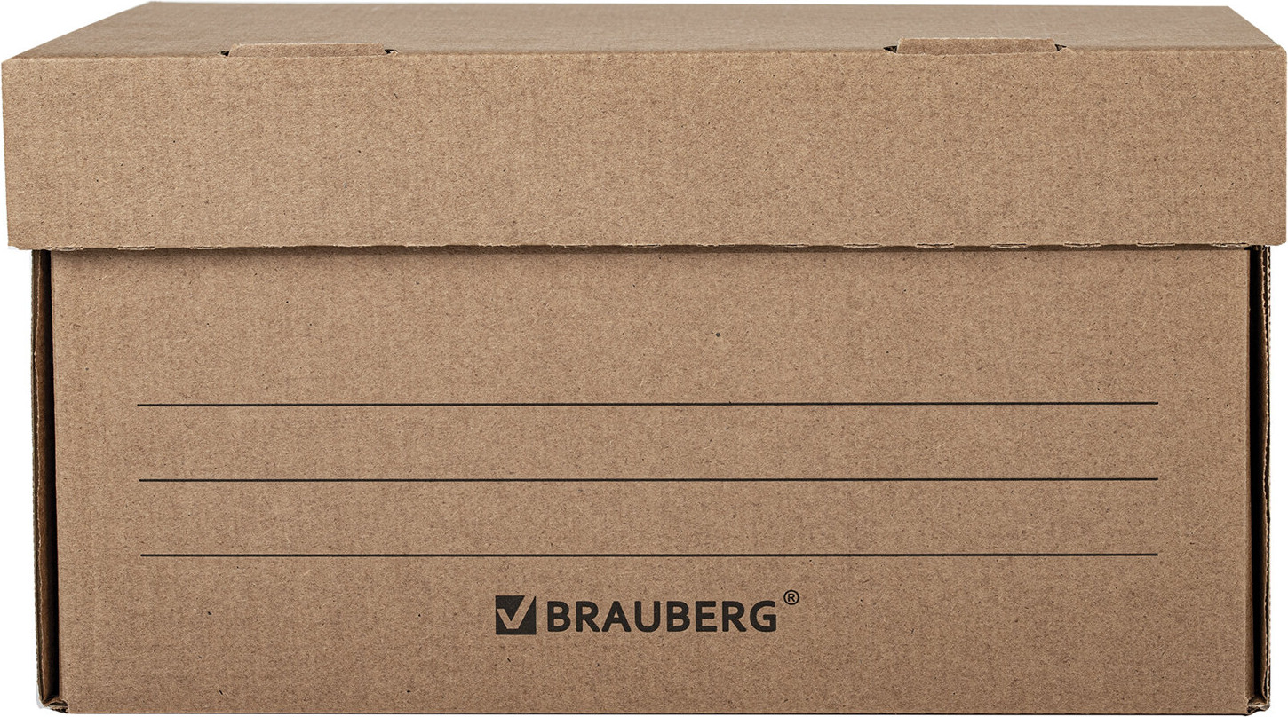Набор коробок архивных Brauberg Делопроизводство / 129589 (10шт) — фото 2