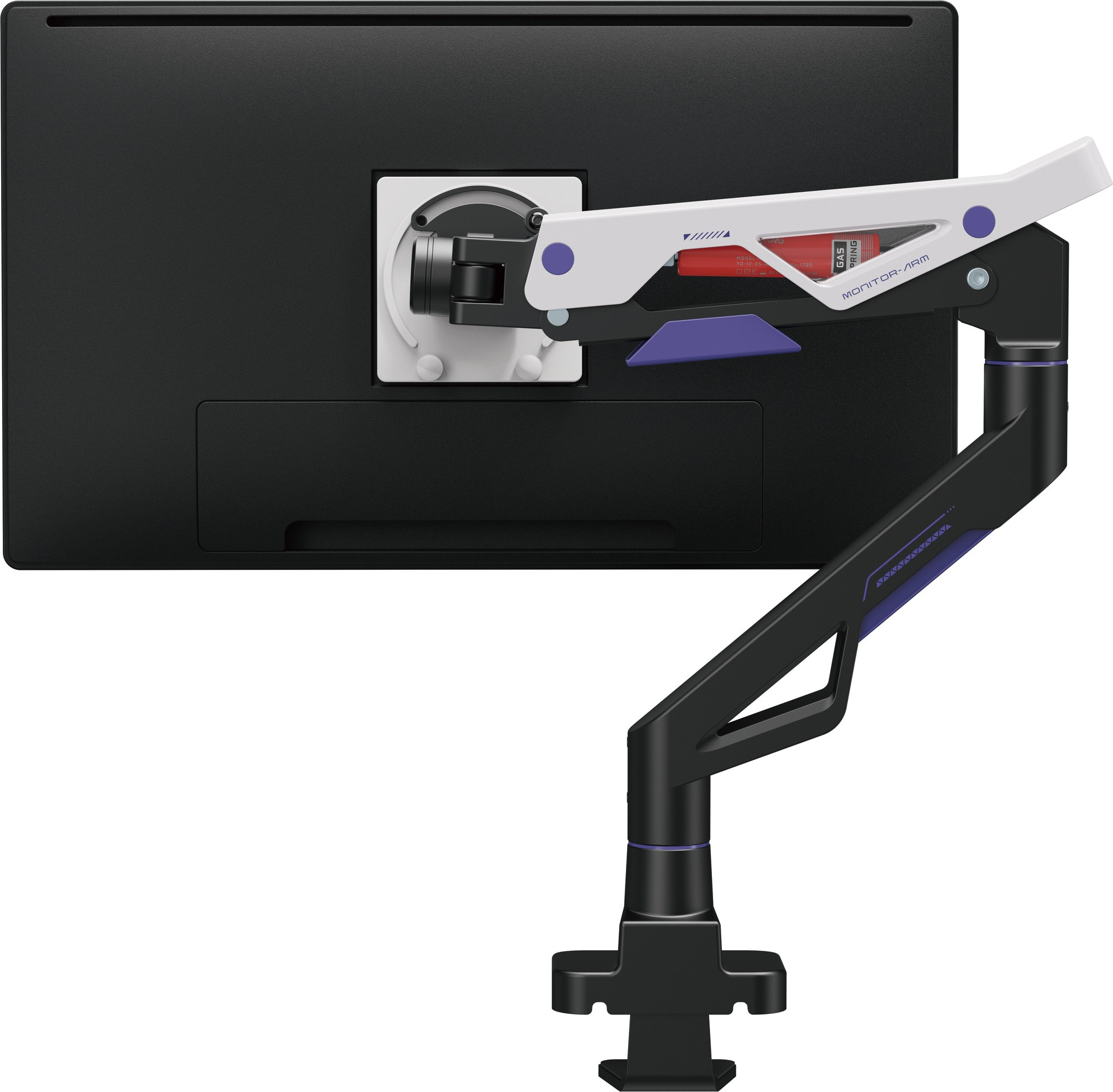 Кронштейн для монитора Ergosmart Heavy-Duty Monster Game (черный/белый) — фото 3