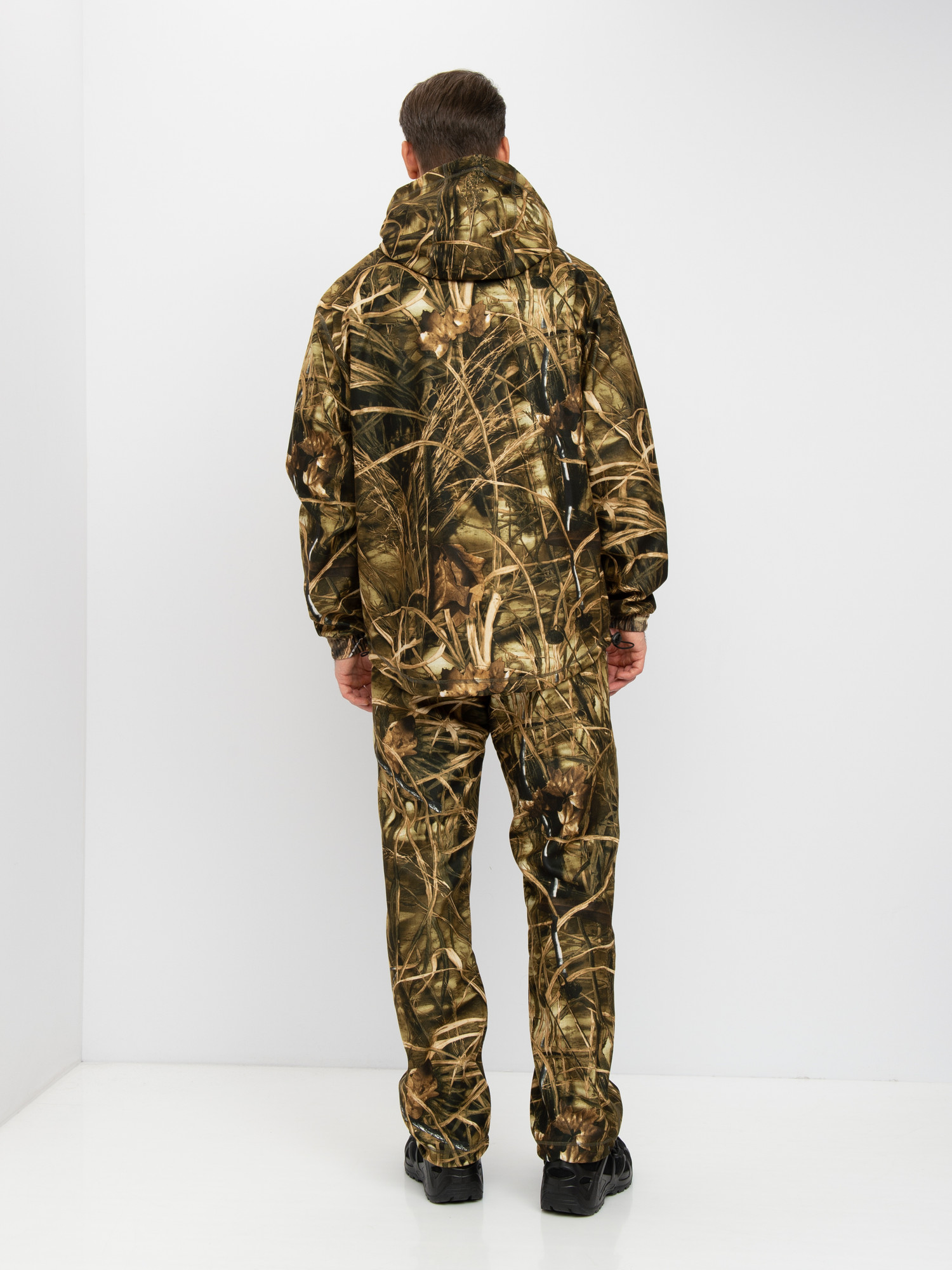 Костюм для охоты и рыбалки Huntsman Никс Люкс -5°C Камыш Alova Windblock (р.60-62/170-176) — фото 3