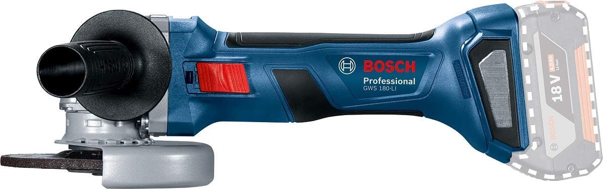 Профессиональная угловая шлифмашина Bosch GWS 180-LI (0.601.9H9.022) — фото 4