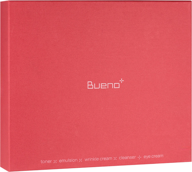 Набор косметики для лица Bueno Gift set Тонер+Эмульсия+Крем+Гель для умывания+Крем для век (4x30мл+5г) — фото 4