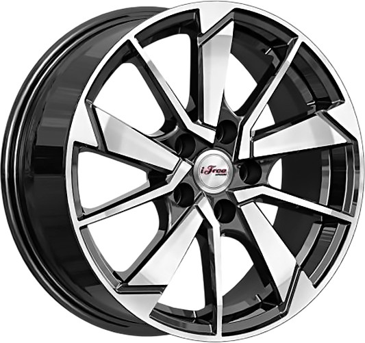 Литой диск iFree Зиплайн 16x6.5" 5x110мм DIA 67.1мм ET 38мм Блэк джек