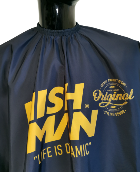 Накидка парикмахерская NishMan Barber Cape Black CP04 NISM00213 — фото 4
