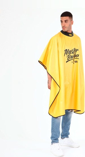 Накидка парикмахерская NishMan Barber One Cape Yellow CP03 — фото 3