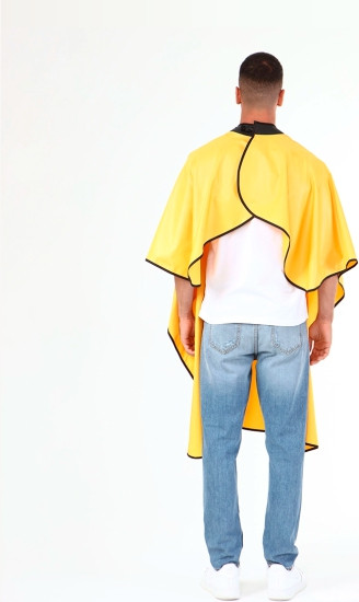Накидка парикмахерская NishMan Barber One Cape Yellow CP03 — фото 4