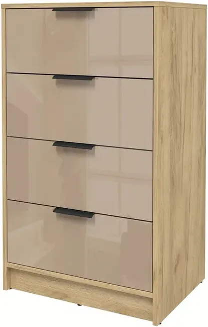 Комод Interline Концепт КТ-К60 Глосс (дуб золотой/капучино глянец) — фото 1