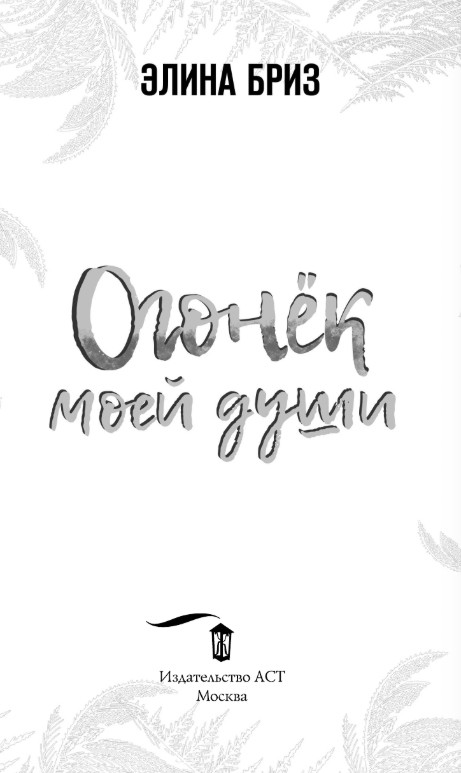 Художественная книга АСТ Огонек моей души, твердая обложка (Бриз Элина) — фото 2