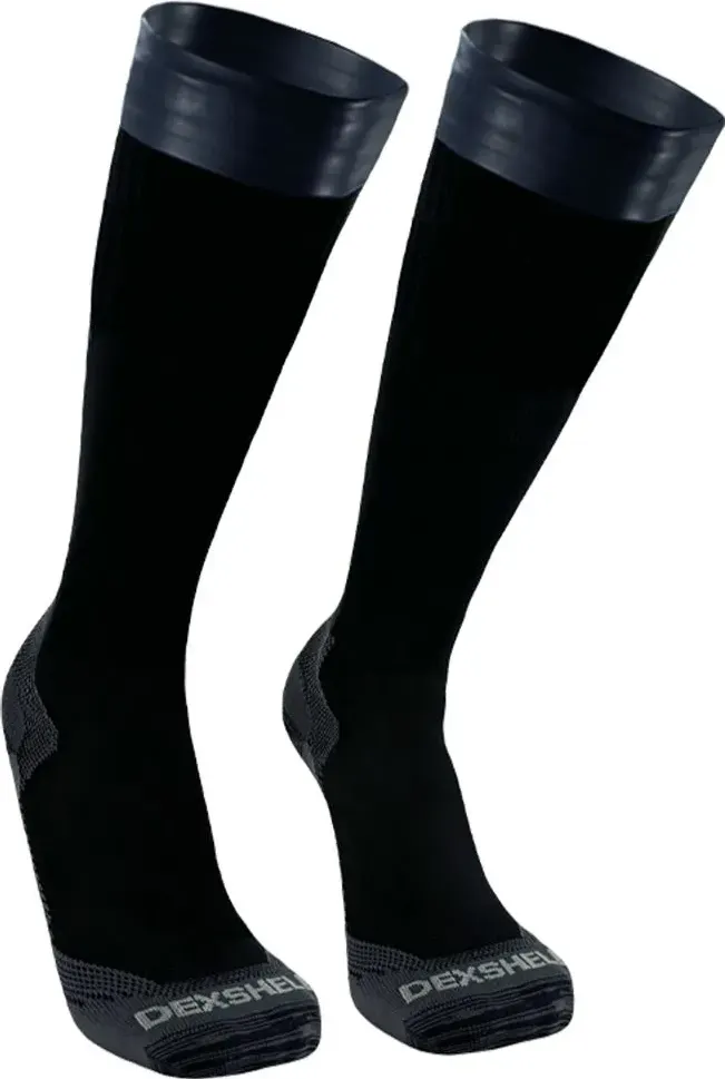 Термоноски DexShell Wading Pro / DS70606JBGM (р.38-41, черный/серый)