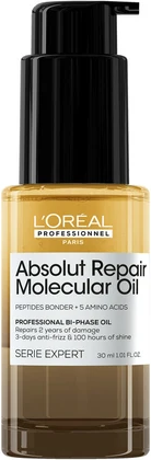Масло для волос L'Oreal Professionnel Absolut Repair Molecular двухфазное (30мл)