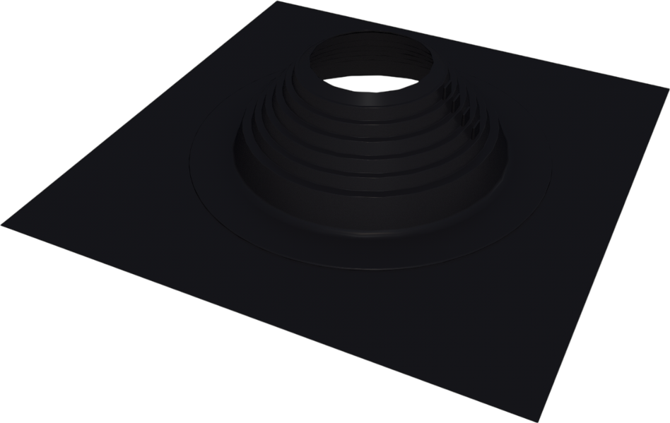 Проходка кровельная Master Flash Прямая 180-330мм Ral 9005 (600x600, черный)