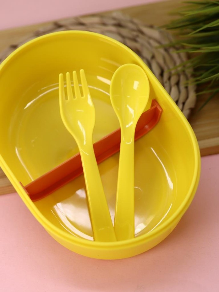 Ланч-бокс ILikeGift Chick transparent / 6386 (yellow) — фото 4