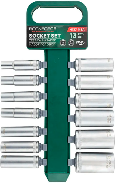 Набор головок слесарных RockForce RF-4137 MSA (64132)