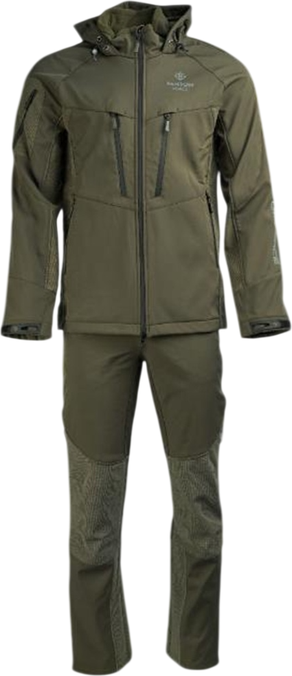 Костюм для охоты и рыбалки УРСУС Zveroboy Софтшелл 100%ПЭ/ Khaki 362 / КОС2017 (р.56-58, 170-176)