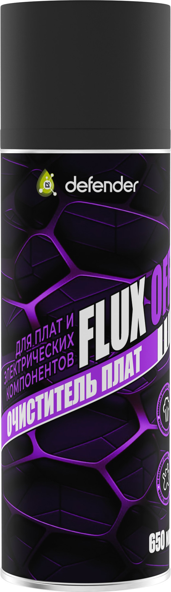 Очиститель электрокомпонентов Defender Auto Flux-OFF / 10429 (650мл)