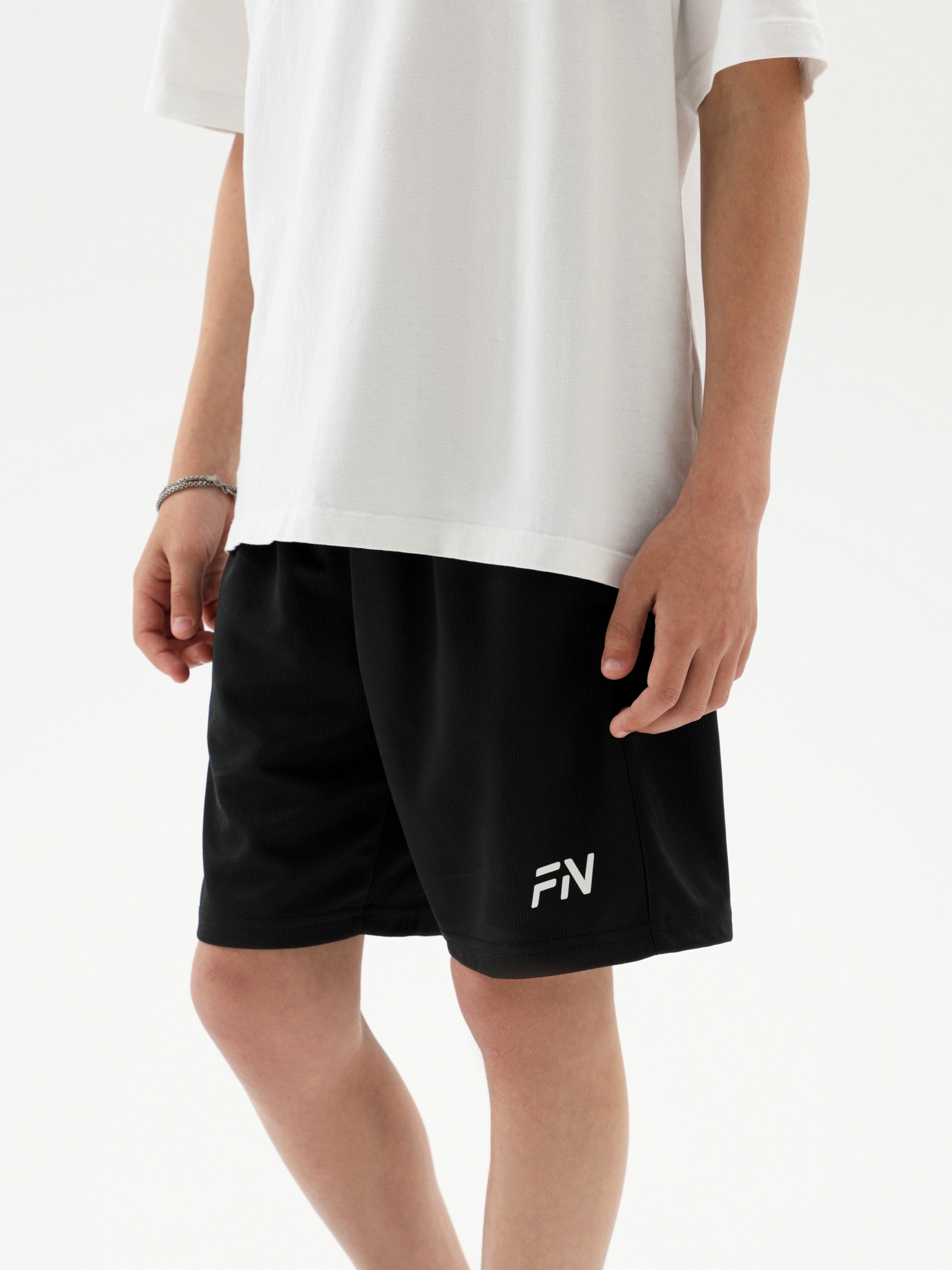 Шорты спортивные детские FN Bounce Kid / KFN4272001-000 (р.140, черный) — фото 6