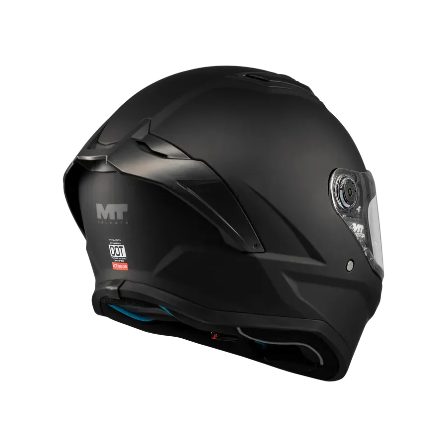 Мотошлем MT Helmets Stinger 2 Puree (XS, черный матовый) — фото 5