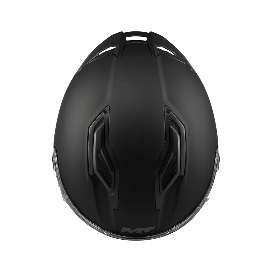 Мотошлем MT Helmets Stinger 2 Puree (XS, черный матовый) — фото 8