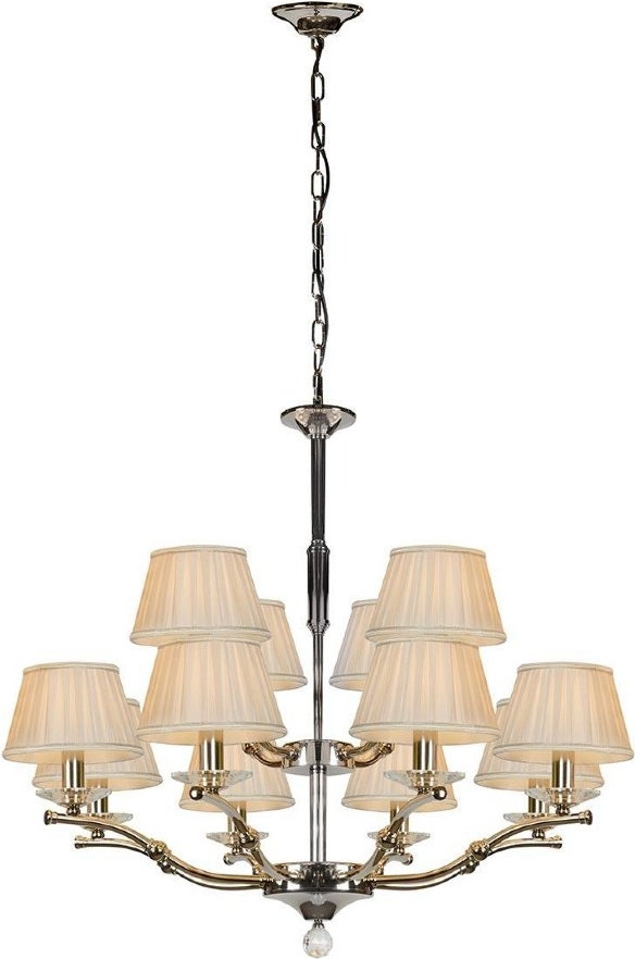 Люстра ILamp Vivaldi 85125/8+4 (хром)