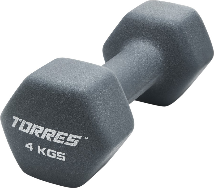 Гантель Torres PL522504 (4кг, серый)