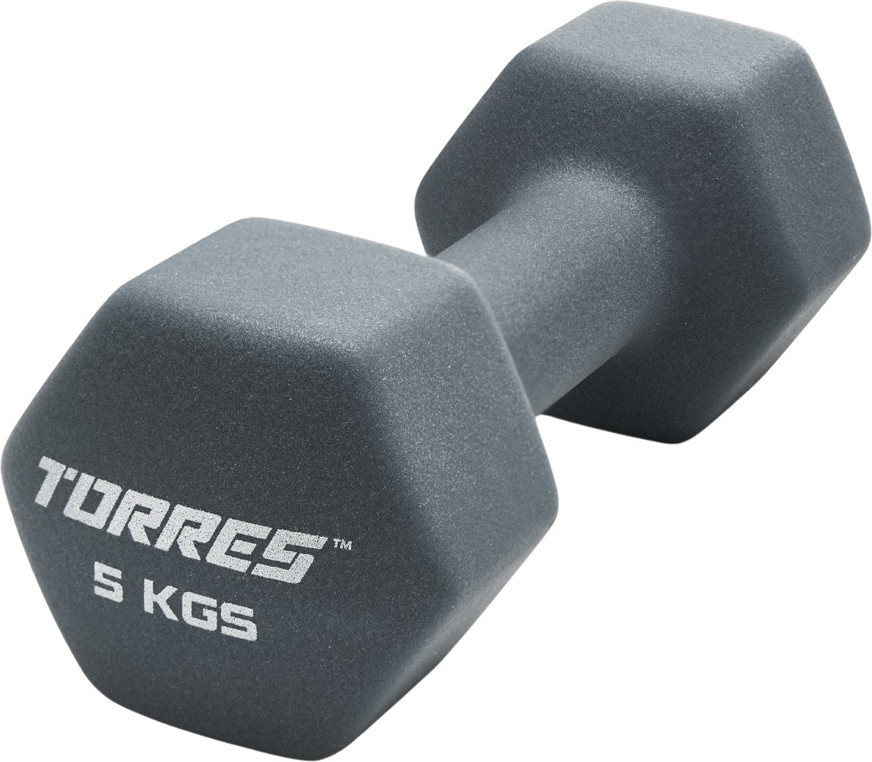 Гантель Torres PL522505 (5кг, серый)