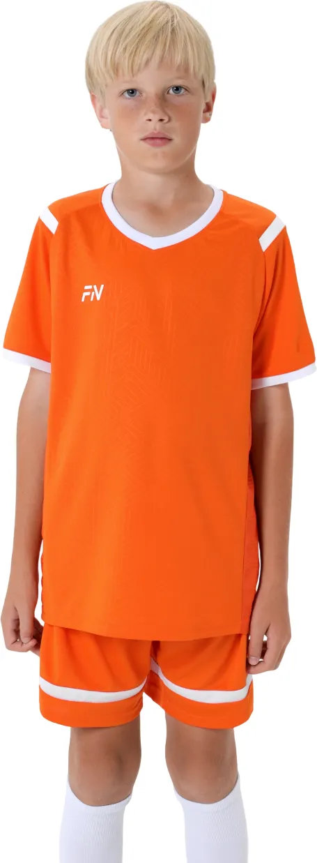 Футбольная форма FN Spirit Kid / KFN4261018-809 (р.160, белый/оранжевый)