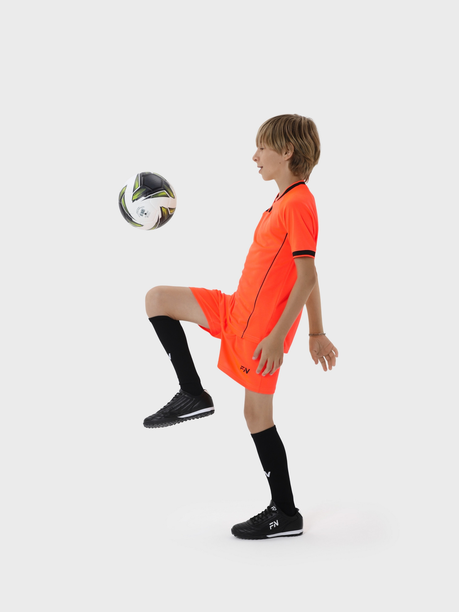 Футбольная форма FN El Clasico Kid / KFN4261020-800 (р.160, оранжевый) — фото 3
