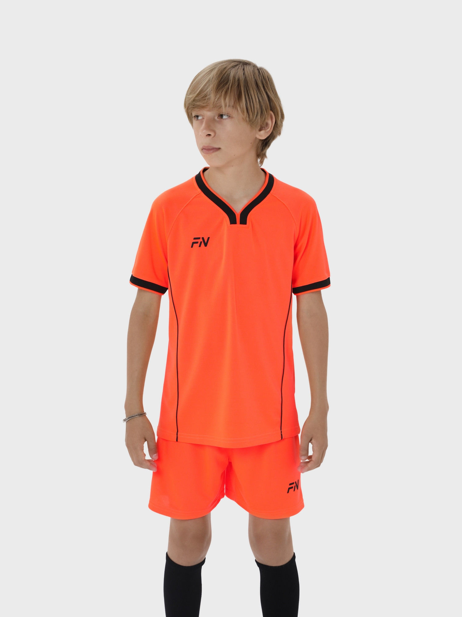 Футбольная форма FN El Clasico Kid / KFN4261020-800 (р.160, оранжевый) — фото 4
