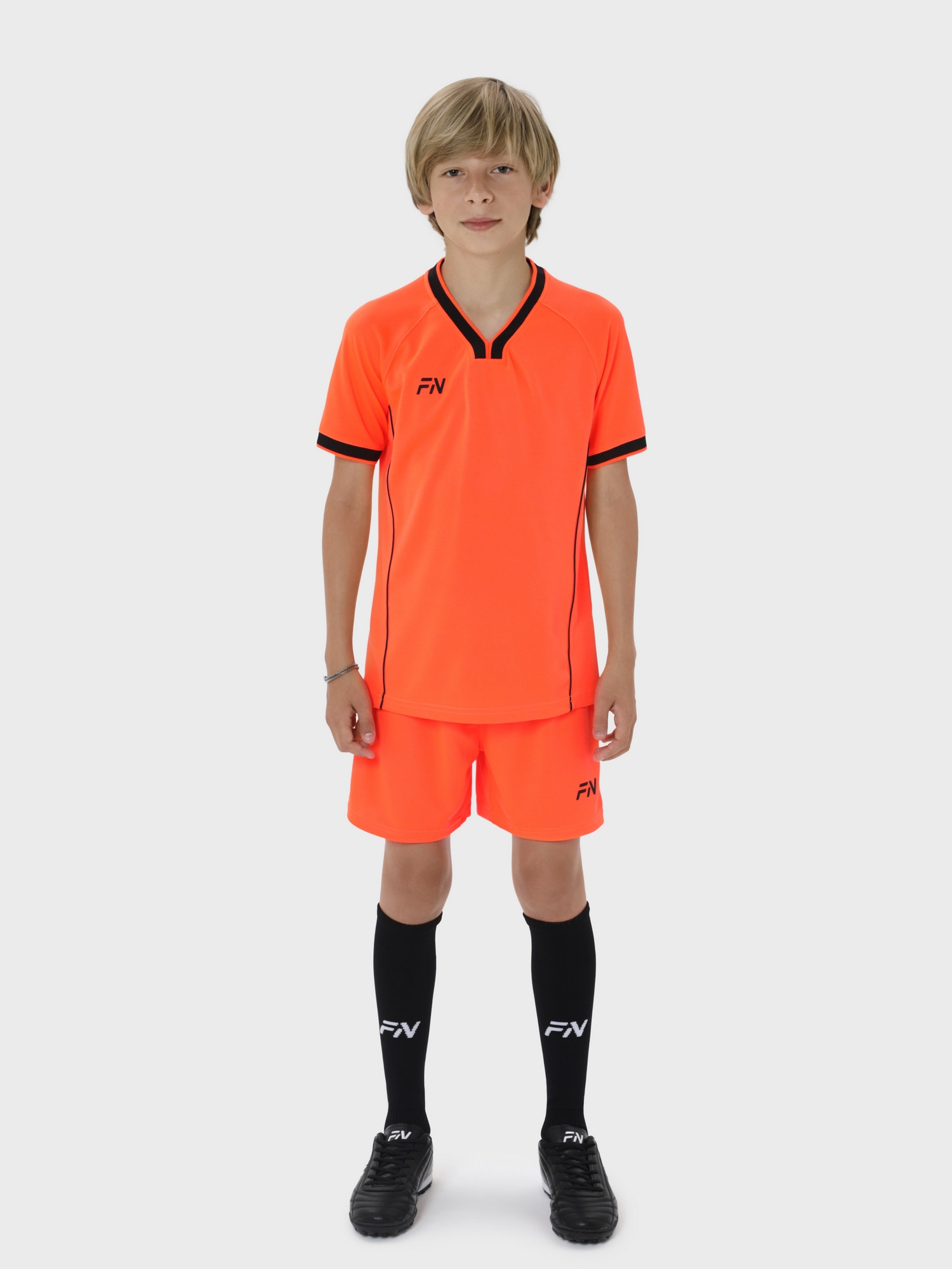 Футбольная форма FN El Clasico Kid / KFN4261020-800 (р.160, оранжевый) — фото 6