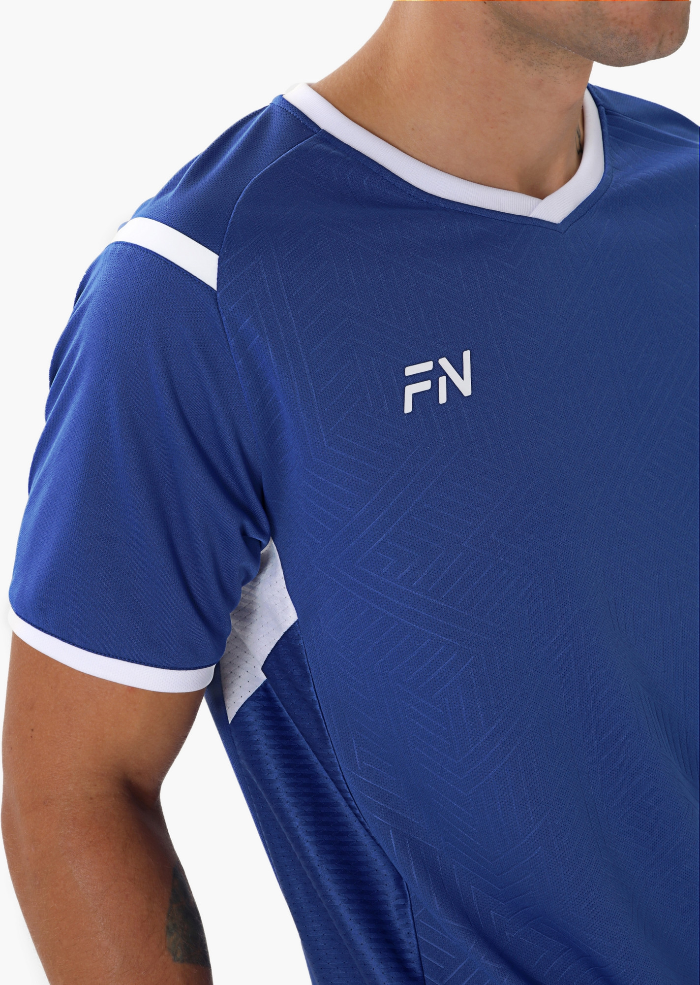 Футбольная форма FN Spirit / FN4261018-400 ( 4XL, белый/синий) — фото 5