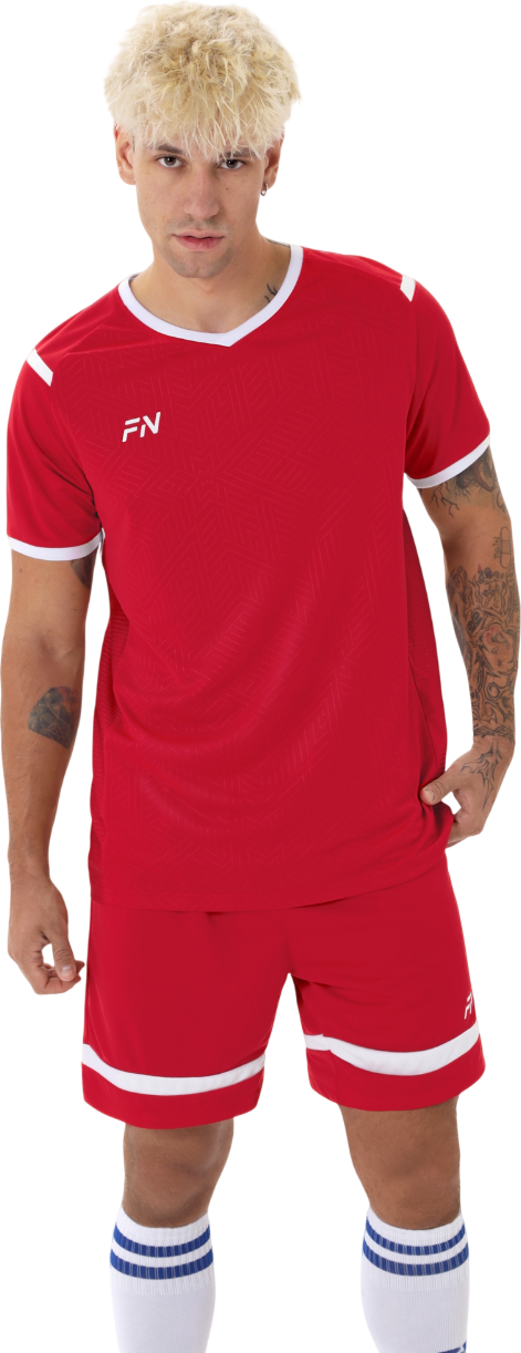 Футбольная форма FN Spirit / FN4261018-610 (4XL, белый/красный)