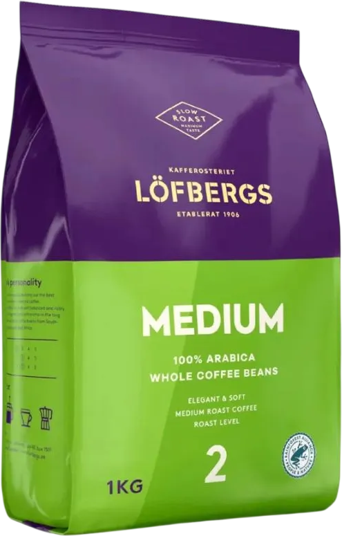 Кофе в зернах Lofbergs Medium Roast (1кг)