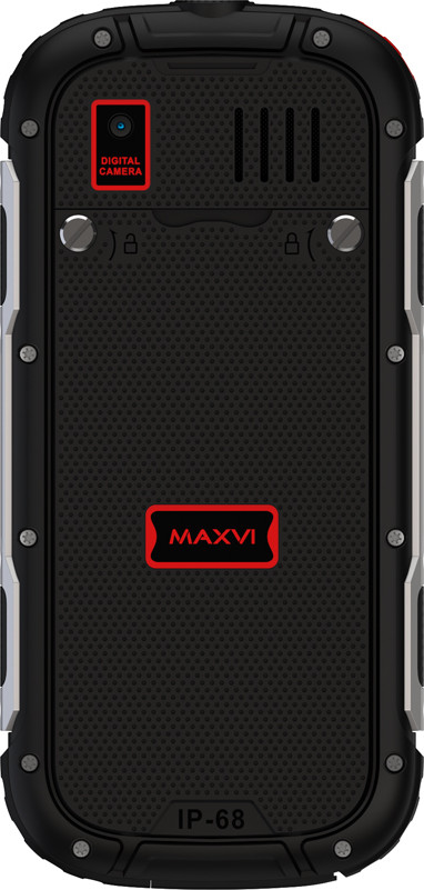 Мобильный телефон Maxvi R2 up (красный) — фото 5