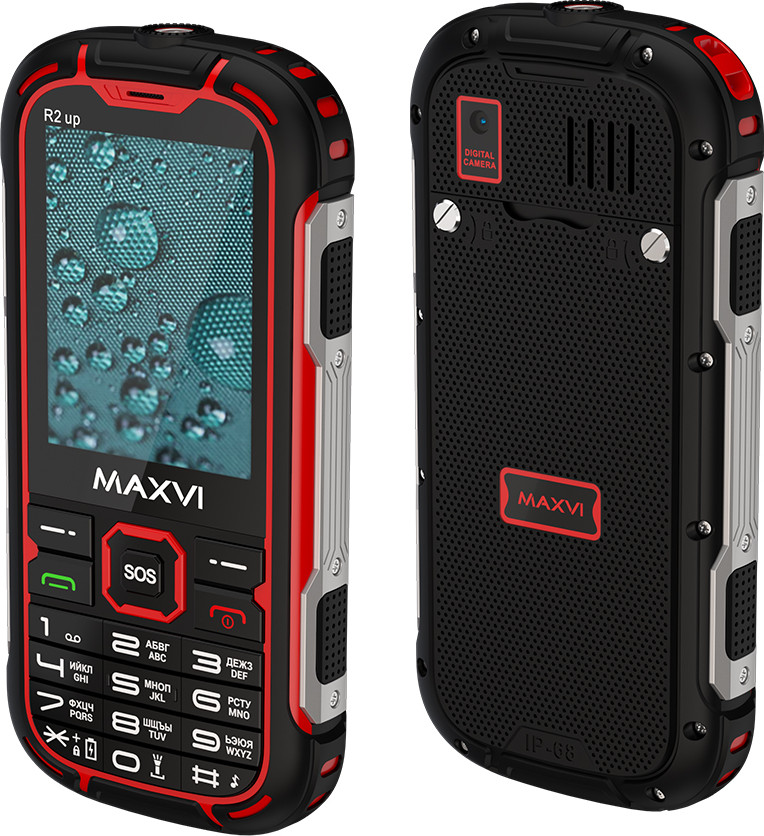 Мобильный телефон Maxvi R2 up (красный)
