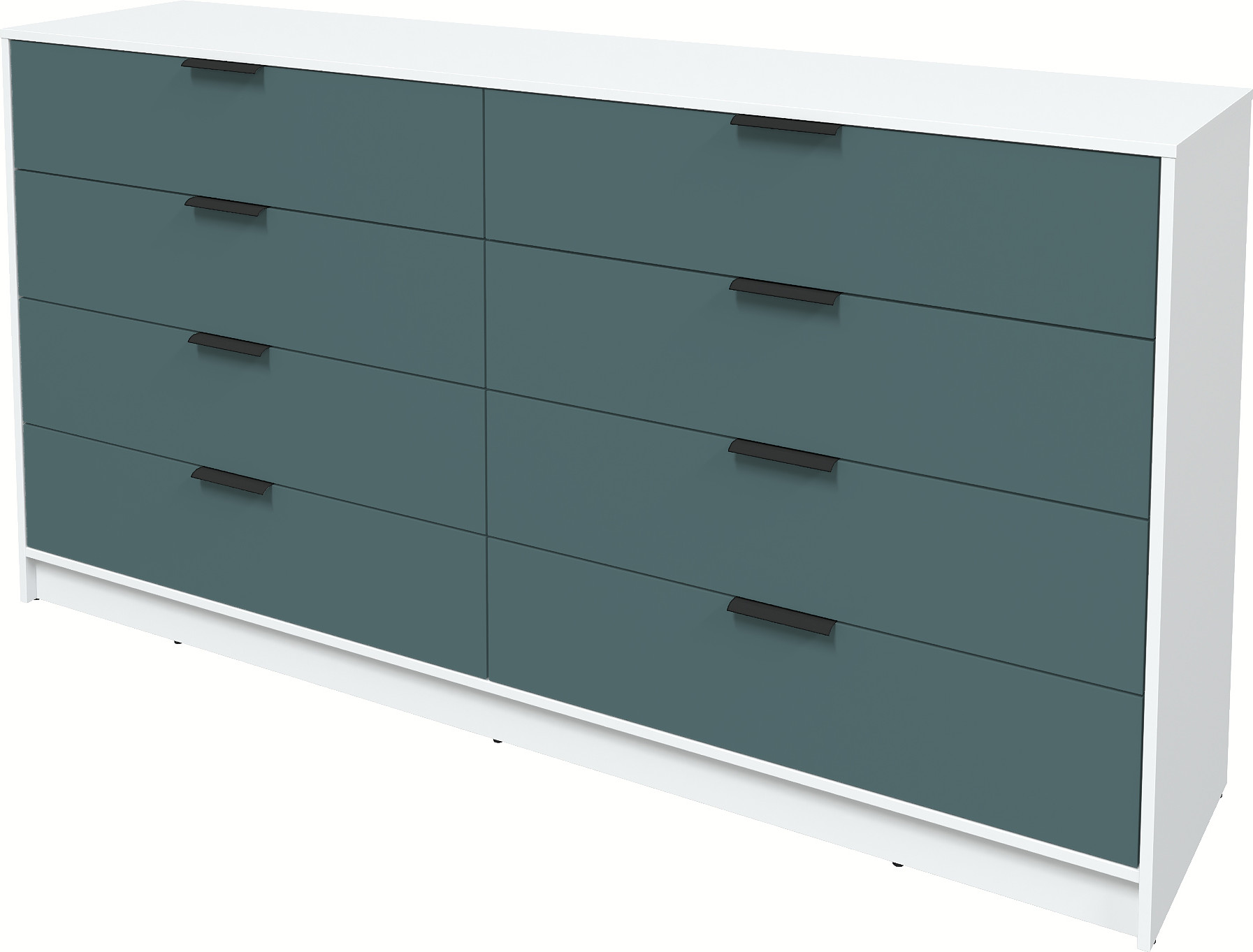 Комод Interline Концепт КТ-К197 Глосс (белый платинум/верде) — фото 2