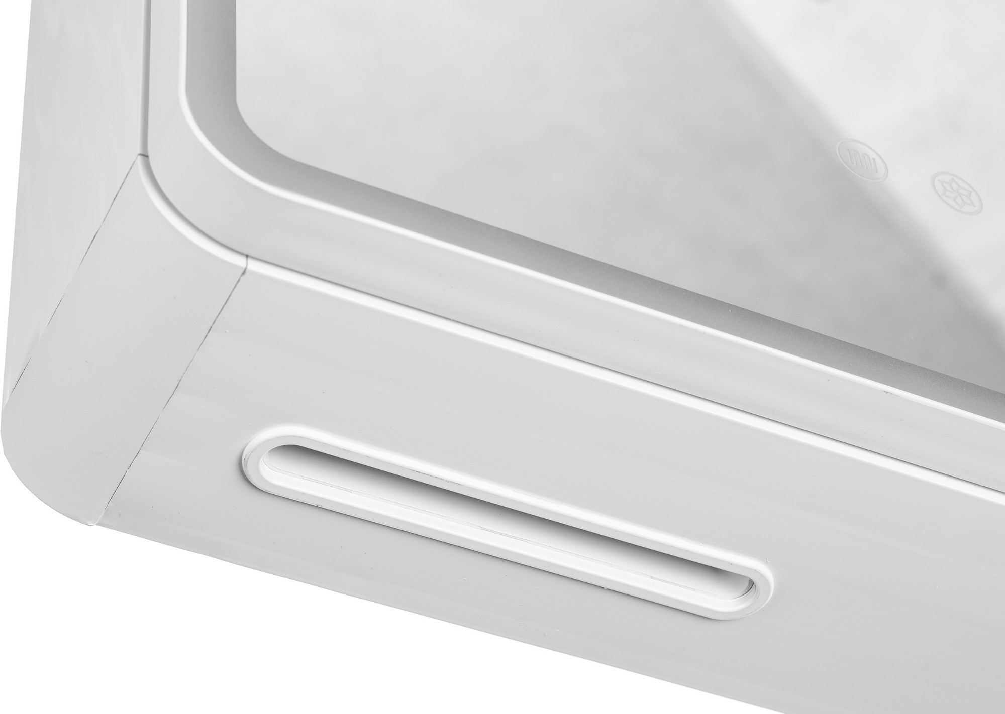 Шкаф с зеркалом для ванной Saniteco Led WSED250916004-1 (белый) — фото 5
