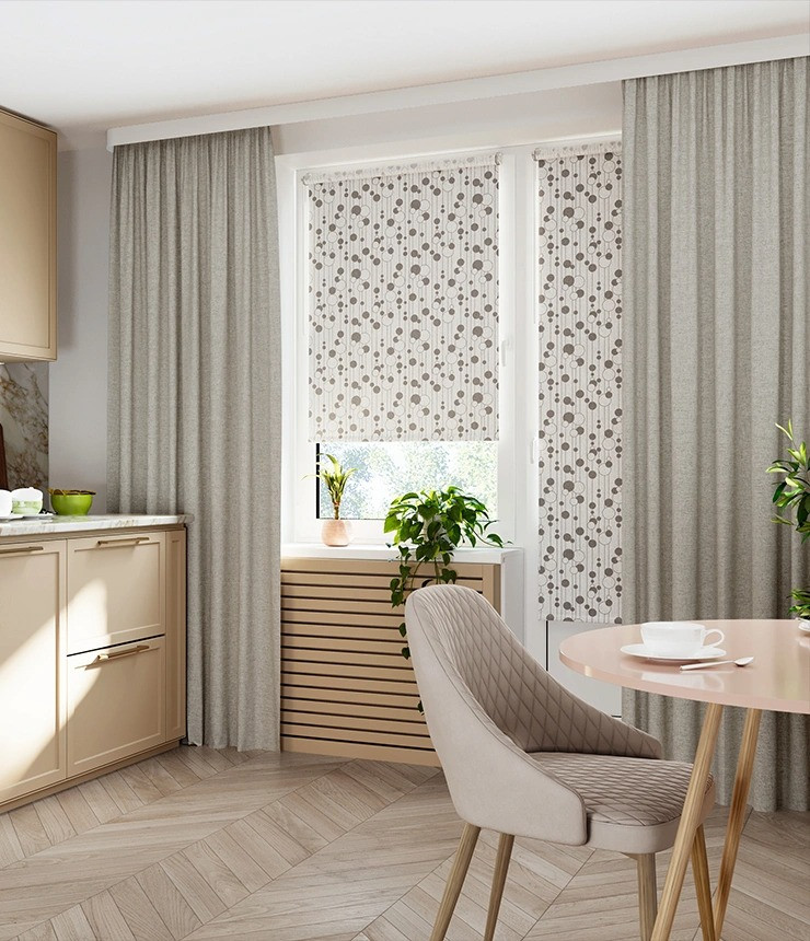 Карниз для штор LEGRAND Матэ 7см с/п 2м 2р / 58146417 (светло-серый) — фото 3