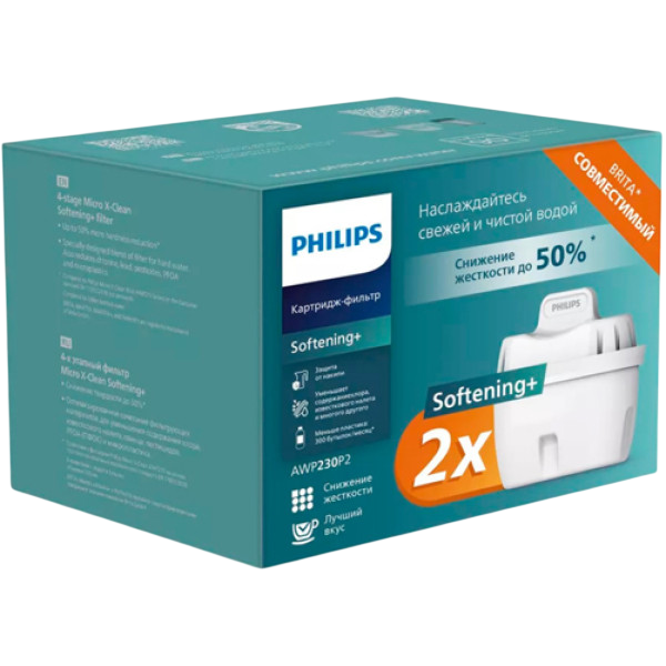 Комплект картриджей для фильтра Philips AWP230P2/58 (2шт)