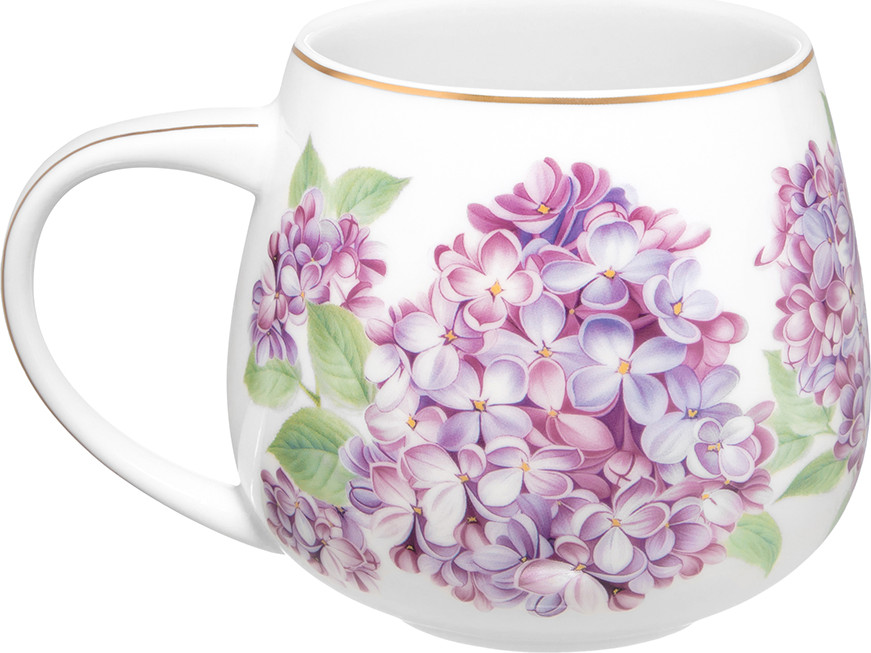Кружка Elan Gallery Сирень New Bone China / 420829 — фото 4