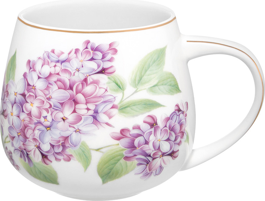 Кружка Elan Gallery Сирень New Bone China / 420829