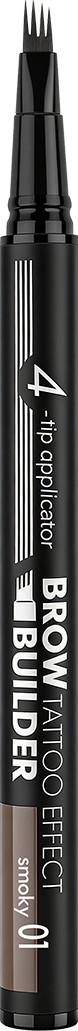 Фломастер для бровей LUXVISAGE Brow Builder Tattoo Effect тон 01 (0.5мл)